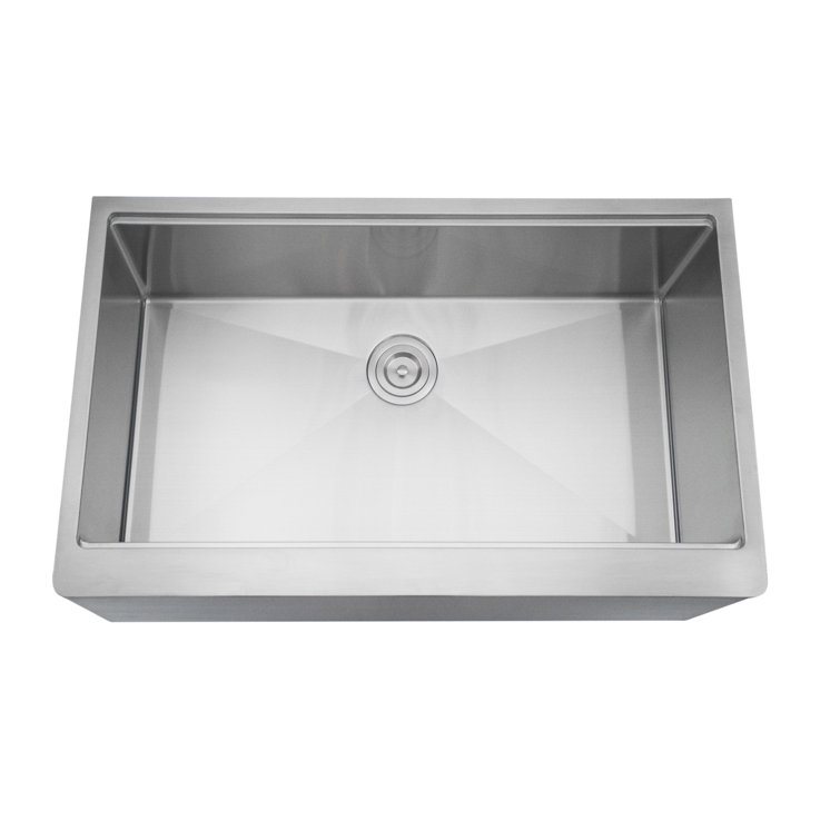 Empire 33'' Stainless Steel Farmhouse Kitchen Sink with Cutting Board