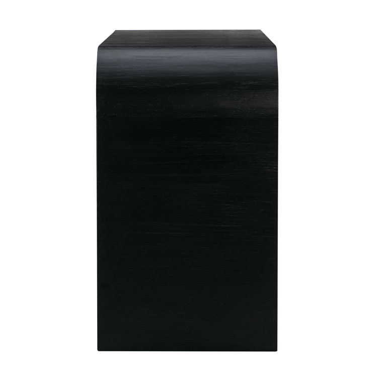 Modern Acacia and Black MDF 6-Drawer Dresser with Soft Close