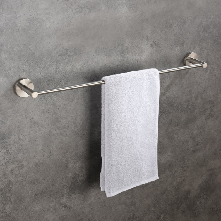 Brushed Nickel 24'' Wall Mounted Towel Bar