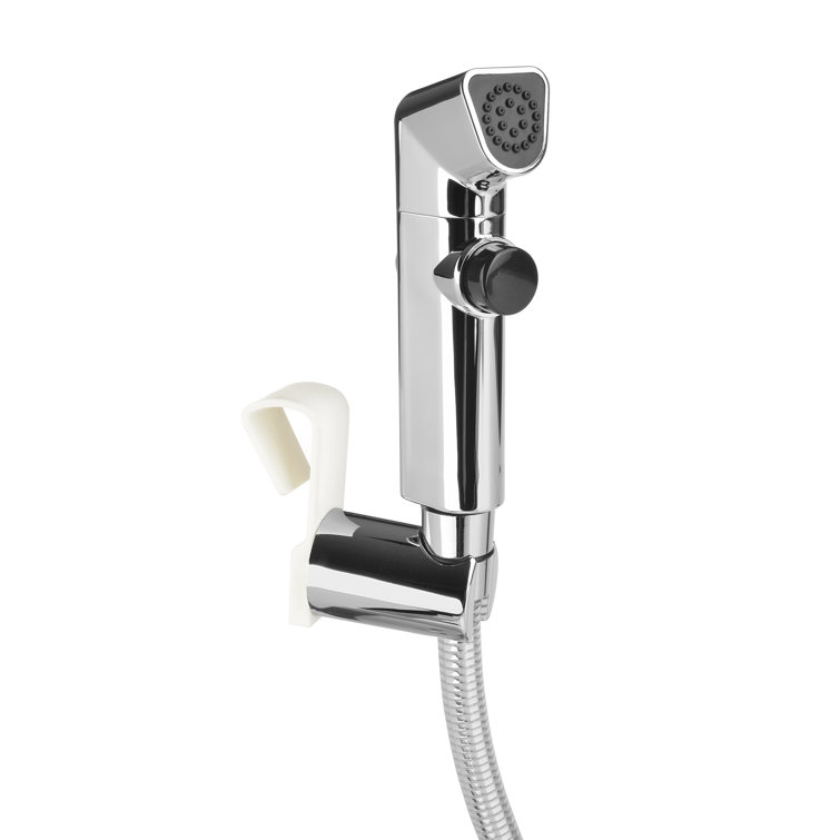 Silver Handheld Bidet Sprayer with Adjustable Water Pressure