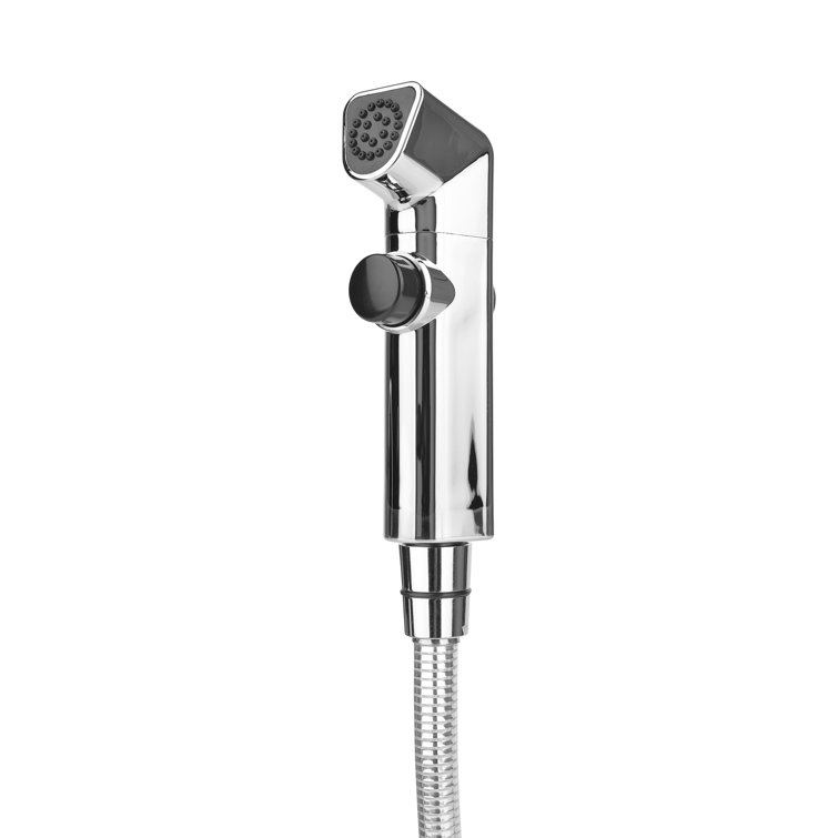 Silver Handheld Bidet Sprayer with Adjustable Water Pressure