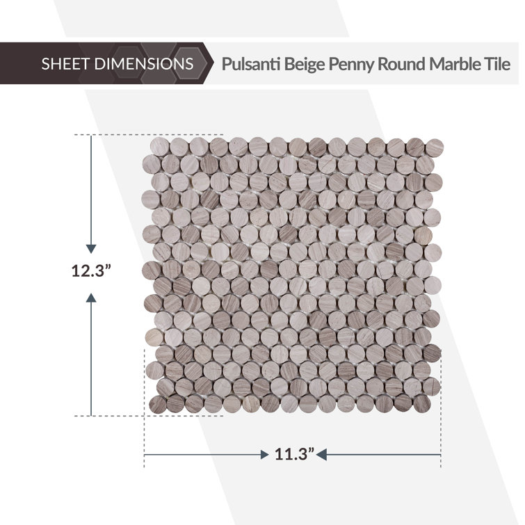 Gray Polished Wood Look Hexagonal Mosaic Tile for Walls and Floors