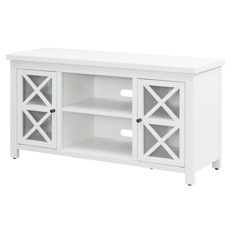 White Oak 47'' TV Stand with Cabinets