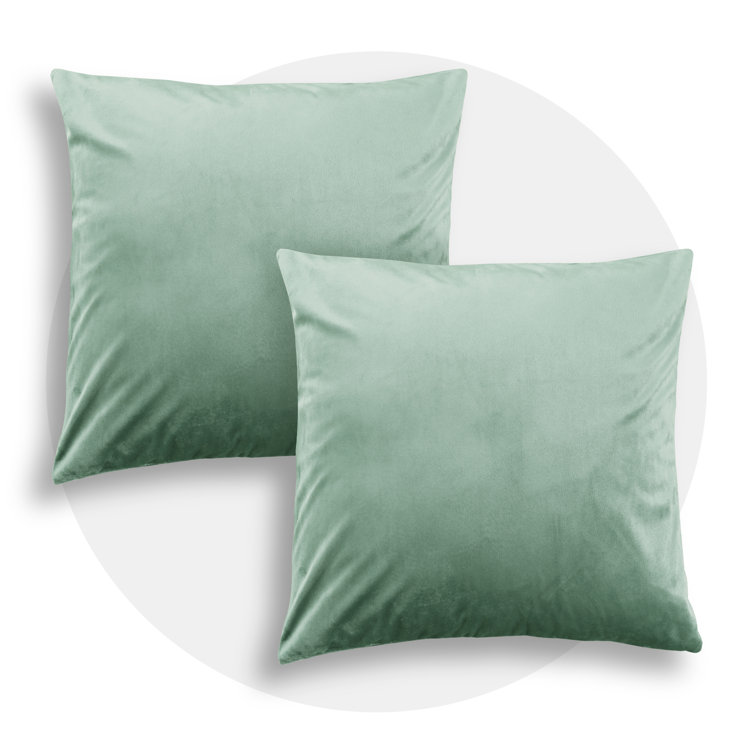 Golden Yellow Velvet 20x20 Pillow Covers Set