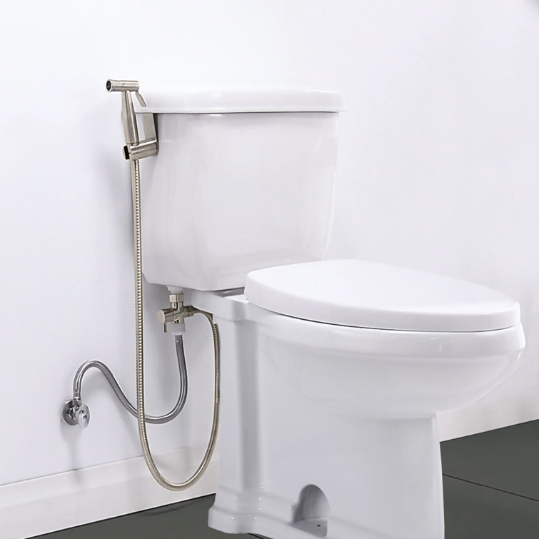 Brushed Nickel Stainless Steel Handheld Bidet Sprayer Set