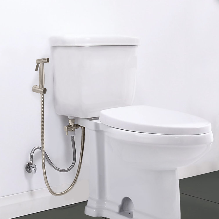 Brushed Nickel Stainless Steel Handheld Bidet Sprayer Set