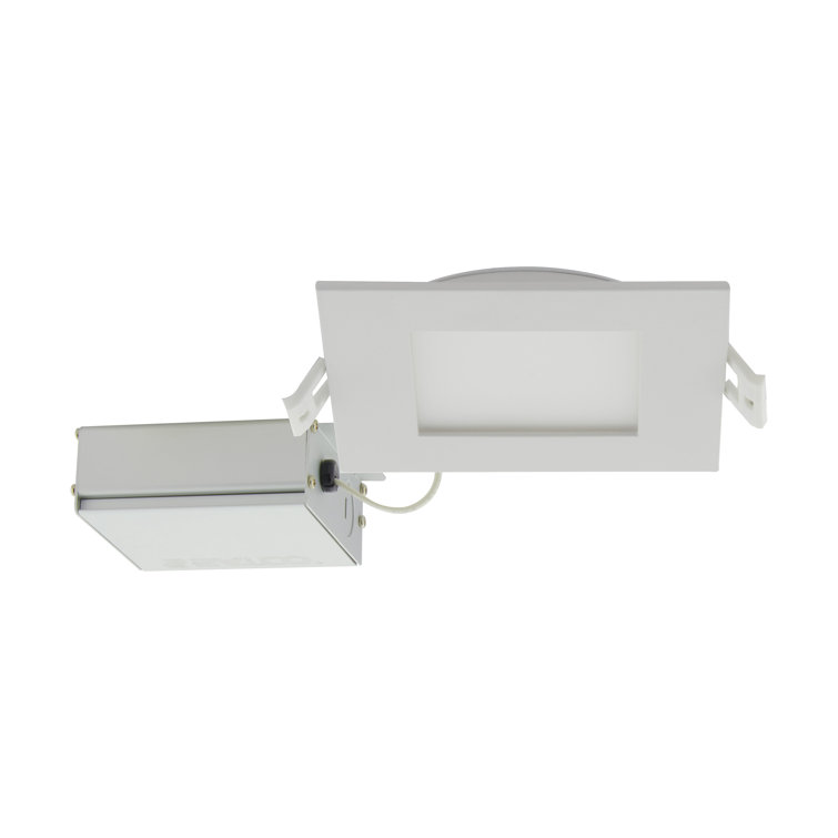 4.72'' White Aluminum LED Canless Recessed Lighting Kit