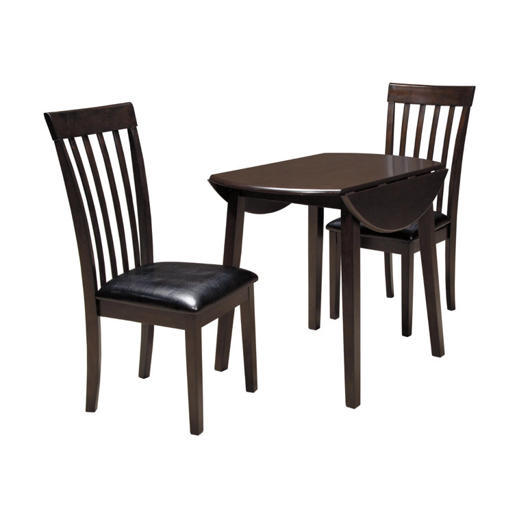 Transitional Dark Brown Birch Veneer 36" Round Extendable Dining Table