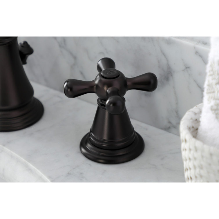 Regal Victorian-Inspired Oil Rubbed Bronze Widespread Bathroom Faucet
