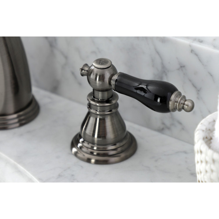 Duchess Traditional 3-Hole Black Stainless Steel Bathroom Faucet