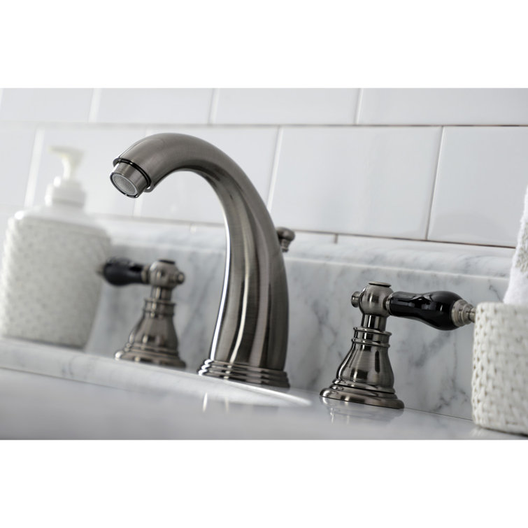 Duchess Traditional 3-Hole Black Stainless Steel Bathroom Faucet