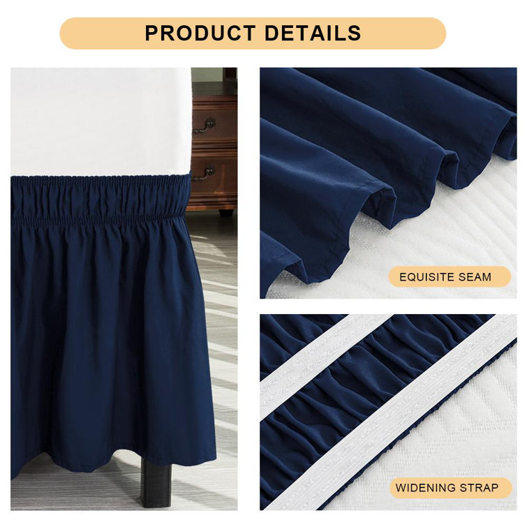 Ruffled Wrap Around Bed Skirt
