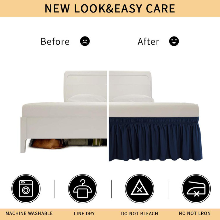 Ruffled Wrap Around Bed Skirt