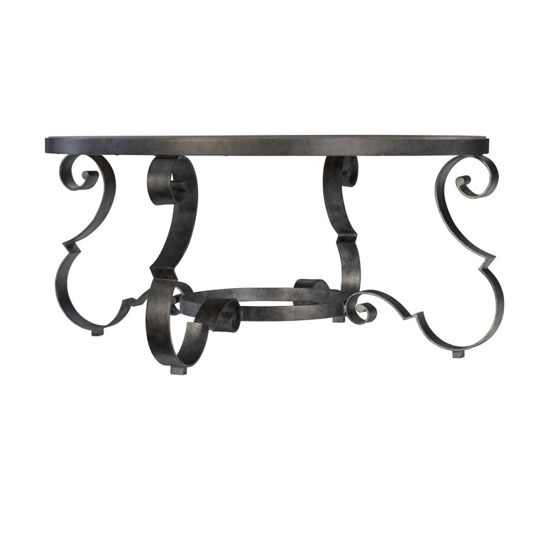 Villa Toscana Traditional Round Cocktail Table with Storage in Beige