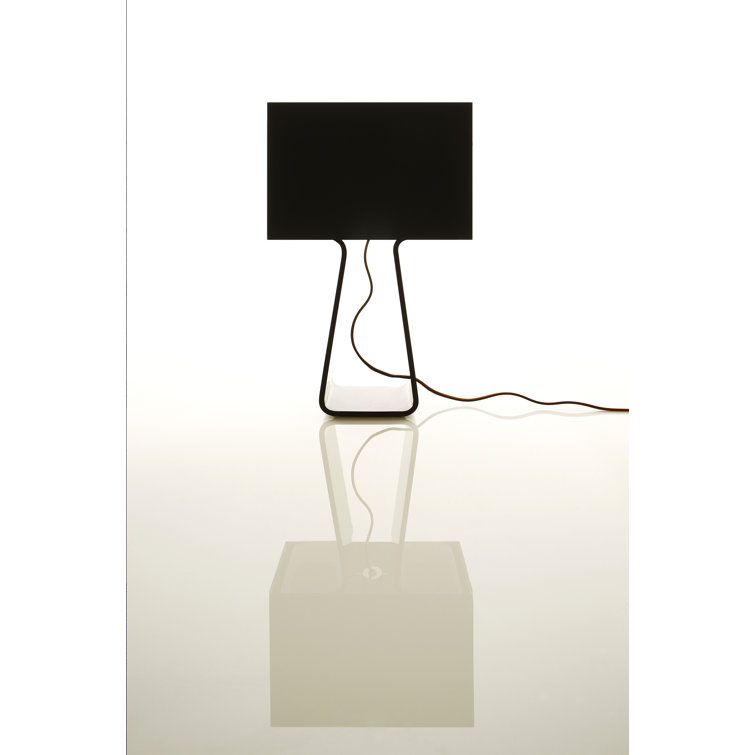 Charcoal Minimalist Tube Top Table Lamp