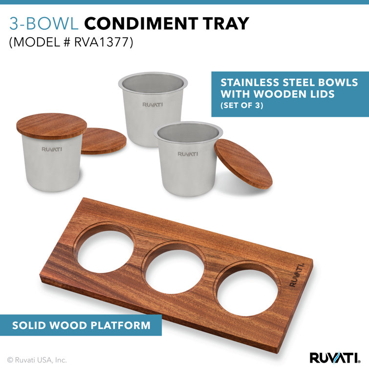 45-Inch Stainless Steel Workstation Sink with Hardwood Accessories