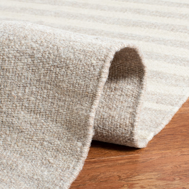 Dune Stripe Handwoven Wool 8' x 10' Area Rug