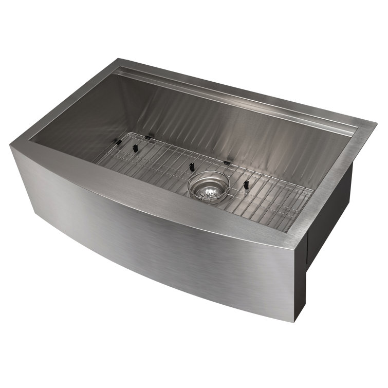 ZLINE 33" Stainless Steel Farmhouse Apron Single Bowl Kitchen Sink