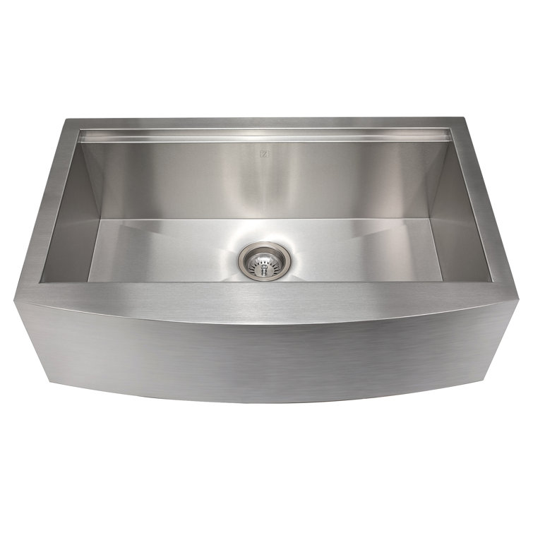 ZLINE 33" Stainless Steel Farmhouse Apron Single Bowl Kitchen Sink