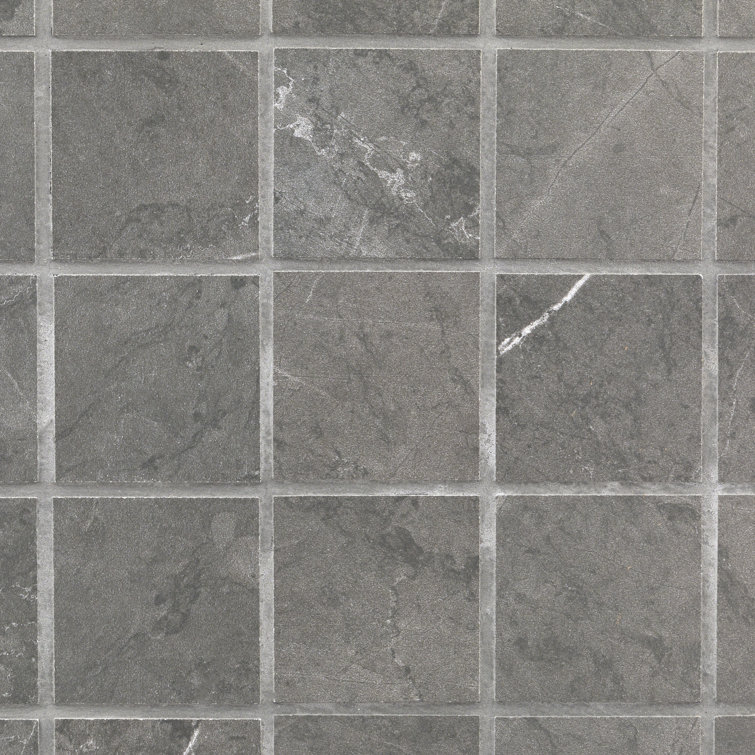 Grace Dark Gray Matte Porcelain Mosaic Tile