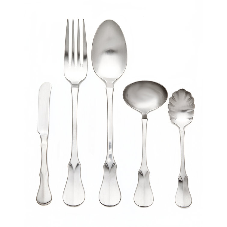 Ricci Argentieri Violino 5 Piece Stainless Steel Hostess Set