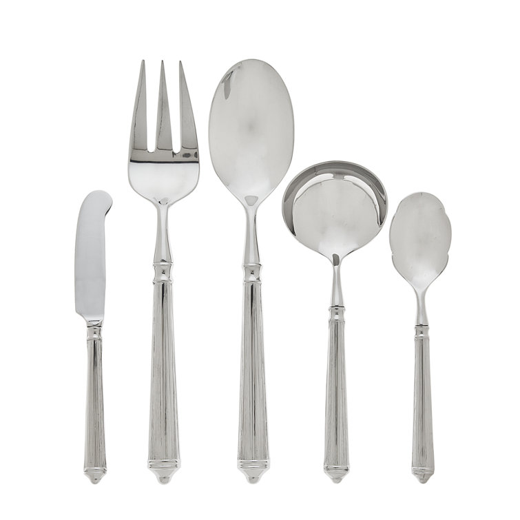 Ricci Stainless Steel 5-Piece Hostess Serving Set