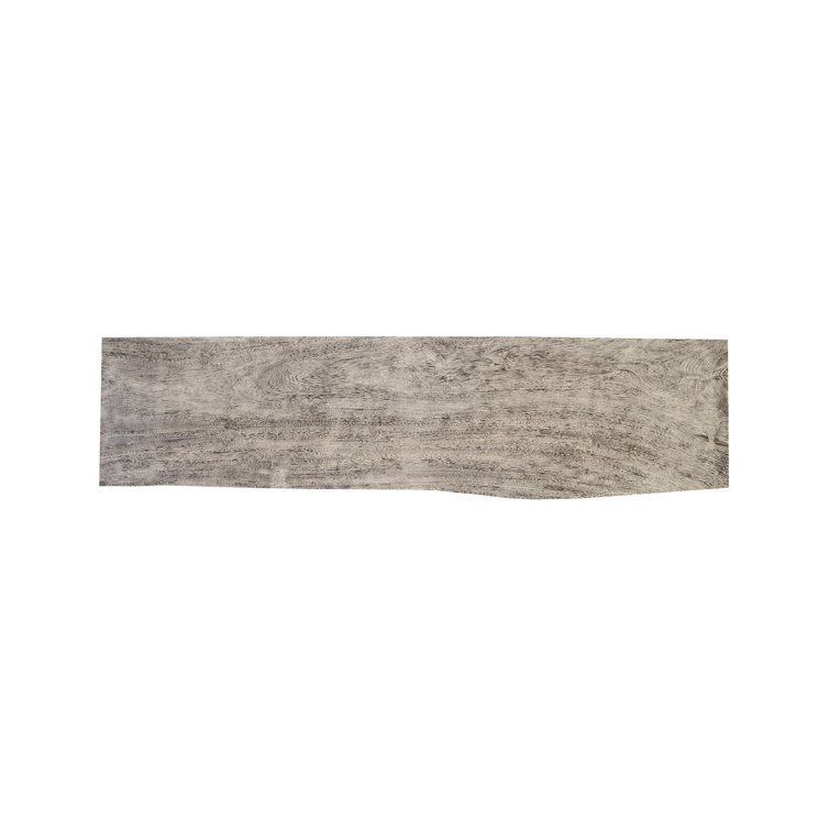 Transitional Gray 66" Solid Wood Rectangular Console Table