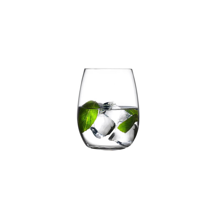 Pure Clear Lead-Free Crystal White Wine Glasses Set of 4
