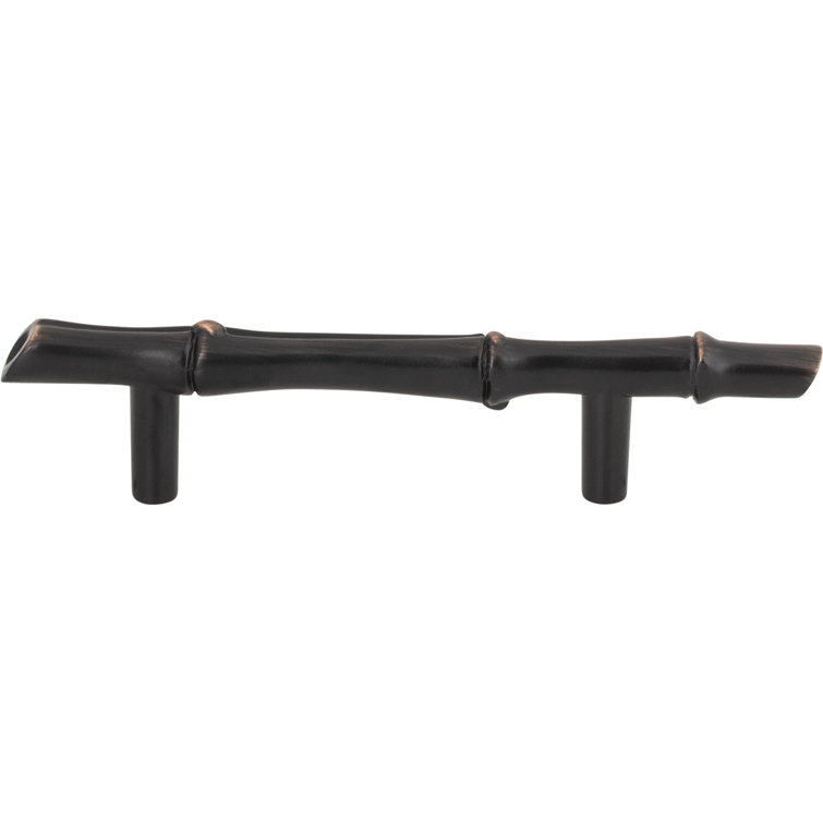 Venetian Bronze Bamboo 3" Center to Center Designer Bar Pull