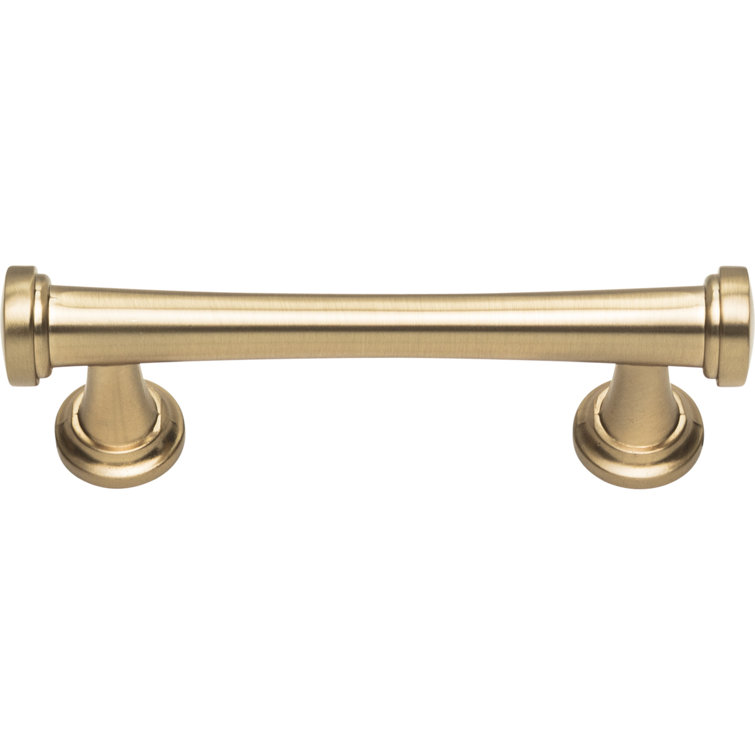 Champagne Brushed Nickel Traditional Bar Pull Handle