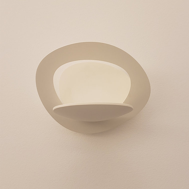 White Dimmable LED Wall Sconce with Aluminum Body