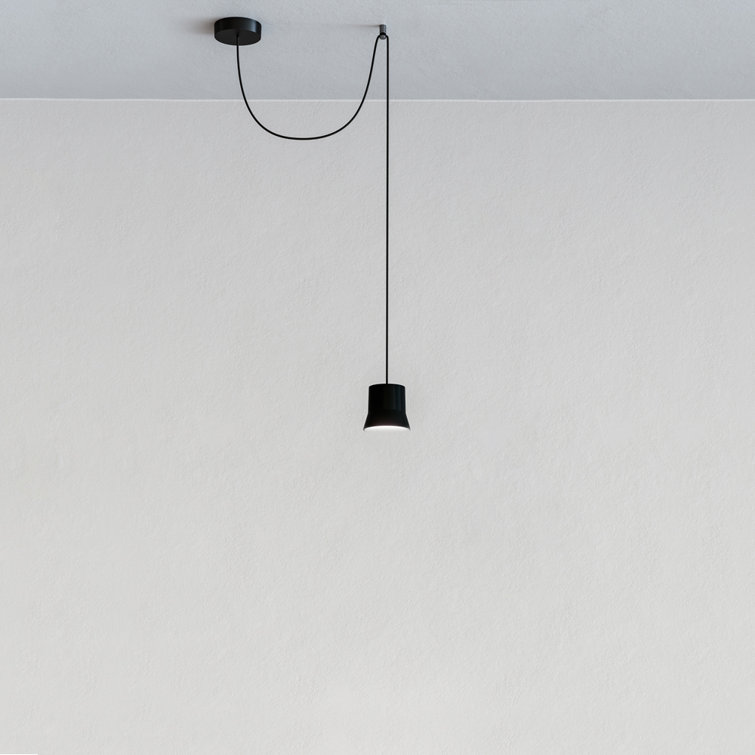 Gi LED Black Aluminum Bell Pendant for Indoor/Outdoor