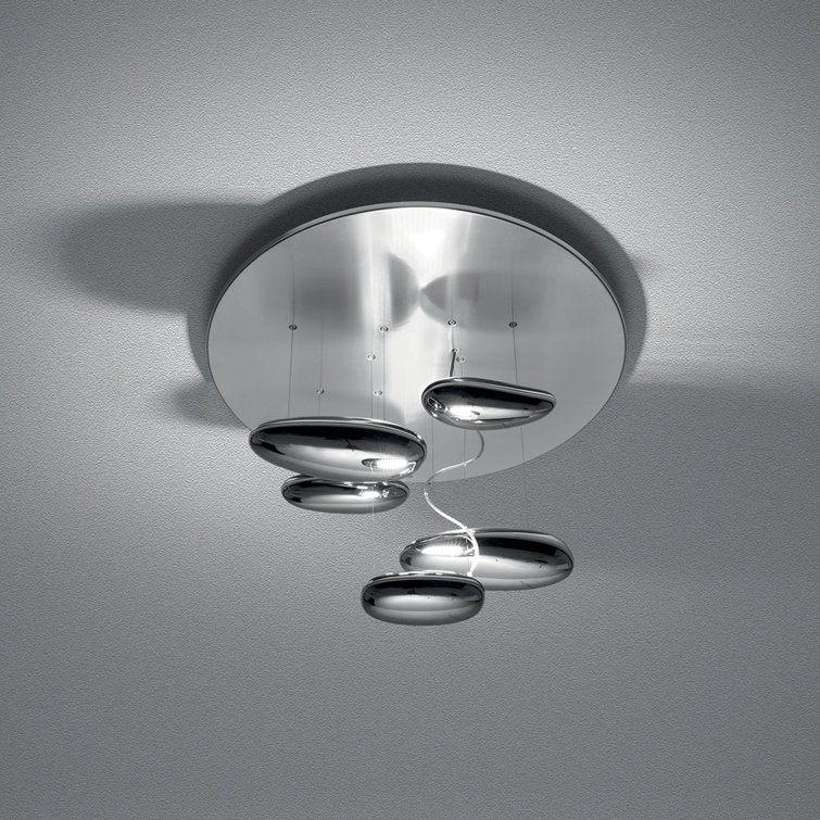 Ross Lovegrove 22" Polished Aluminum LED Chandelier