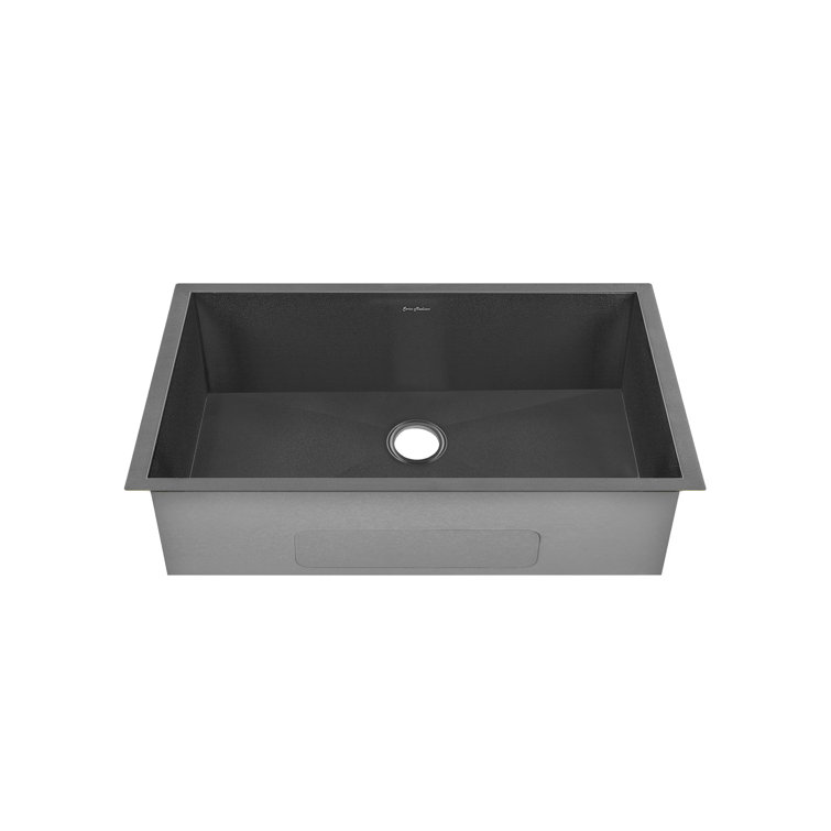 Tourner 27 x 19 Black Stainless Steel Single Basin Undermount Kitchen Sink