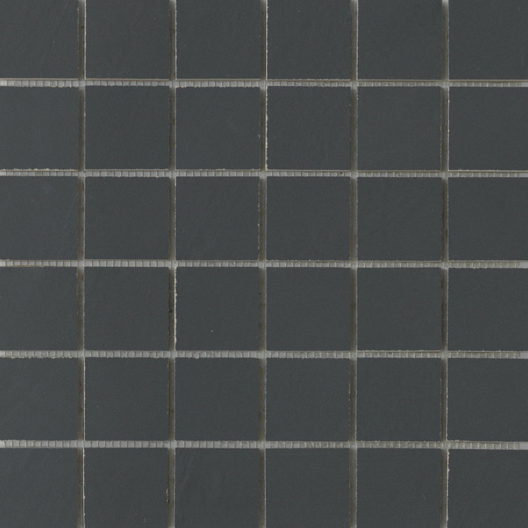 Black Matte Porcelain Mosaic Bathroom Tile with Water Protection