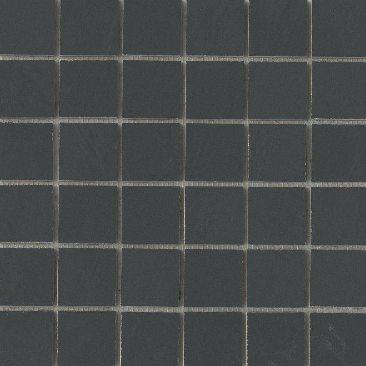 Black Matte Porcelain Mosaic Bathroom Tile with Water Protection