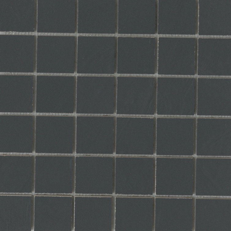 Black Matte Porcelain Mosaic Bathroom Tile with Water Protection