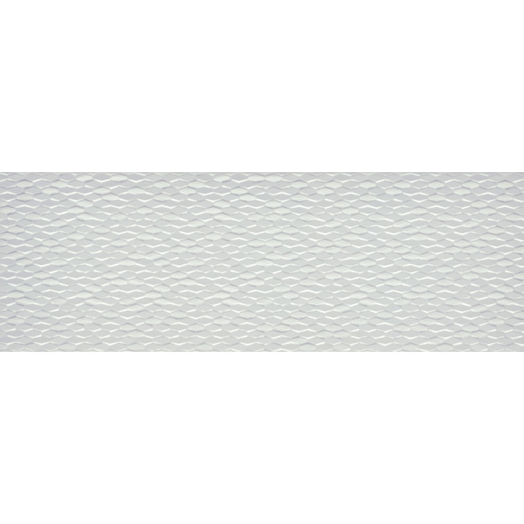 Large Glossy White Ceramic Rectangle Wall Tile
