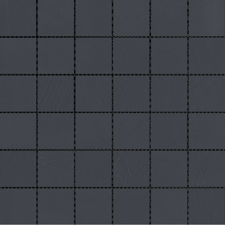 Black Matte Porcelain Mosaic Bathroom Tile with Water Protection