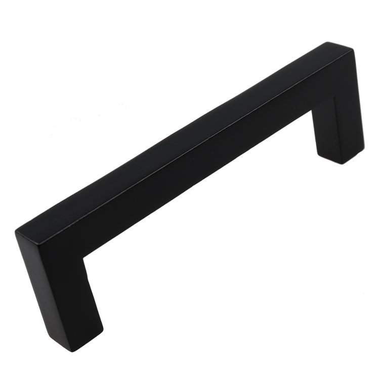 Matte Black Solid Zinc Alloy Cabinet Bar Pull Handle