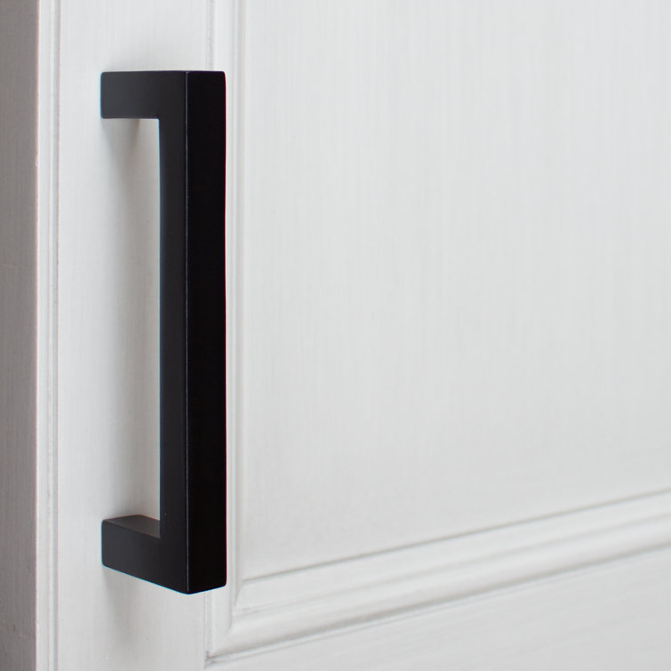 Matte Black Solid Zinc Alloy Cabinet Bar Pull Handle