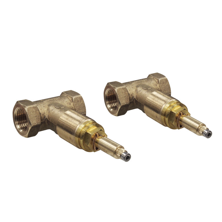 Brass 1/2" Valves Rough-In for Wall Mount Lever Set