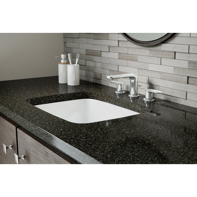 Meda Polished Chrome Modern Widespread Lavatory Faucet