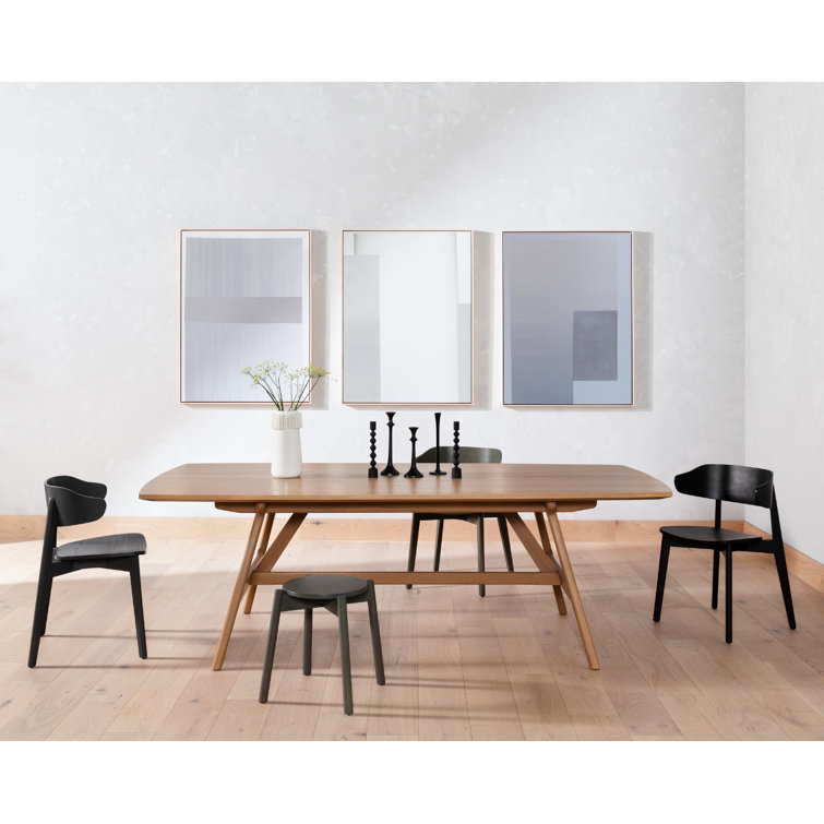 Modern Black Leather Upholstered Parsons Dining Chair