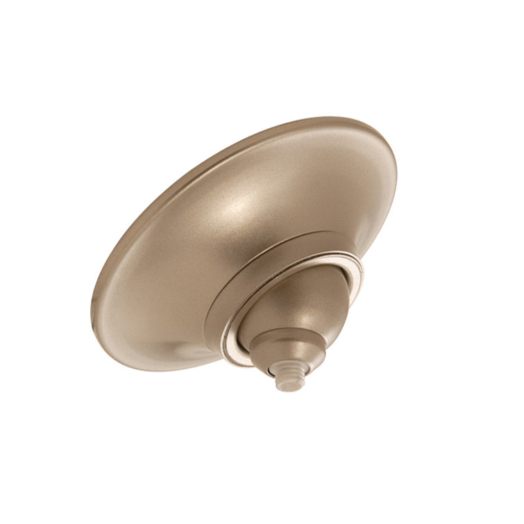Sleek Brushed Nickel Sloped Ceiling Canopy with LED Technology