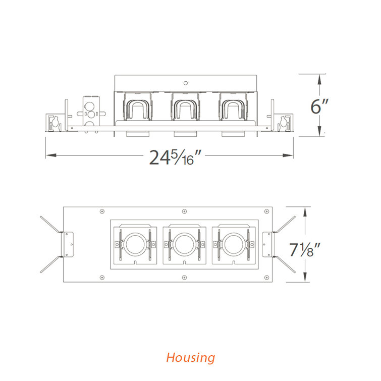 Precision Adjustable LED Recessed Lighting Trim, White Aluminum