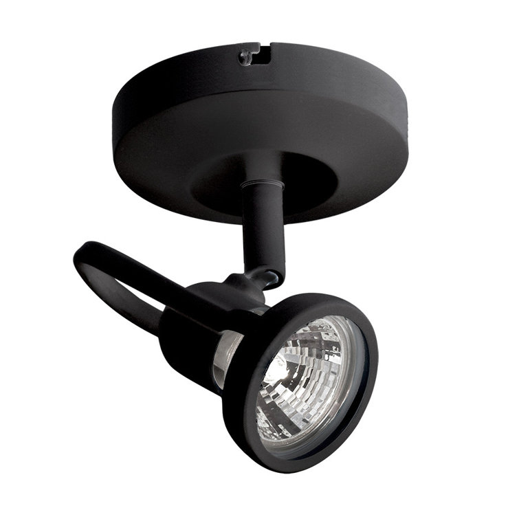 Black LED Spotlight with Clear Glass Lens
