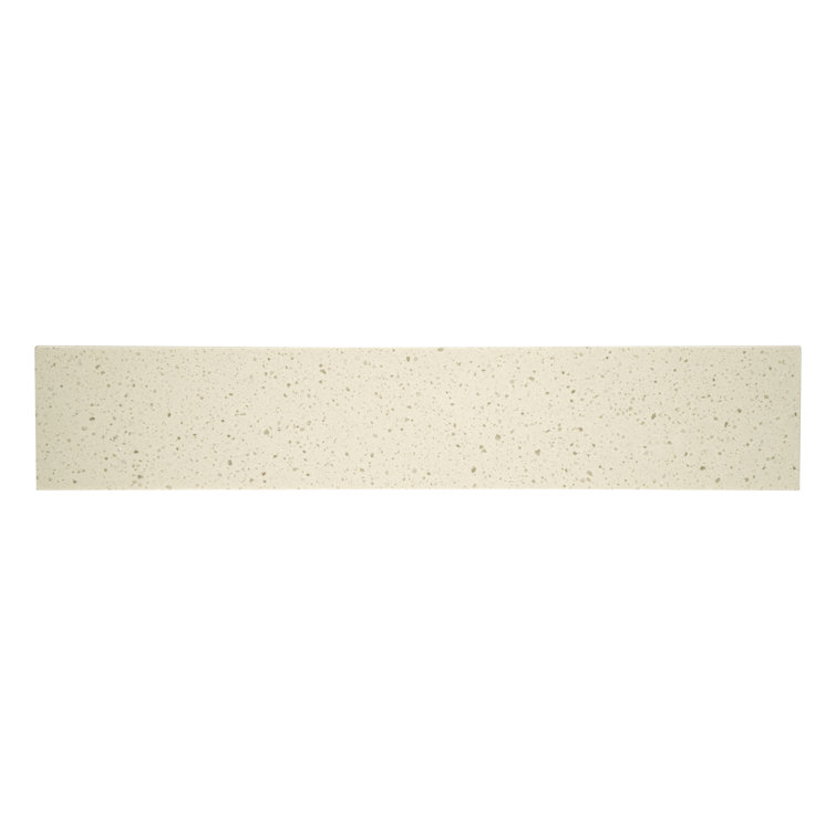 Iced White Engineered Marble Vanity Sidesplash 21 x 4 Inch
