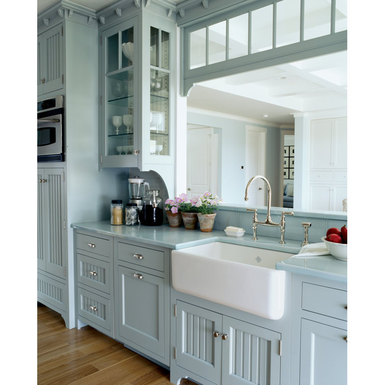 Classic English Polished Nickel Deck Mounted Kitchen Faucet with Side Spray