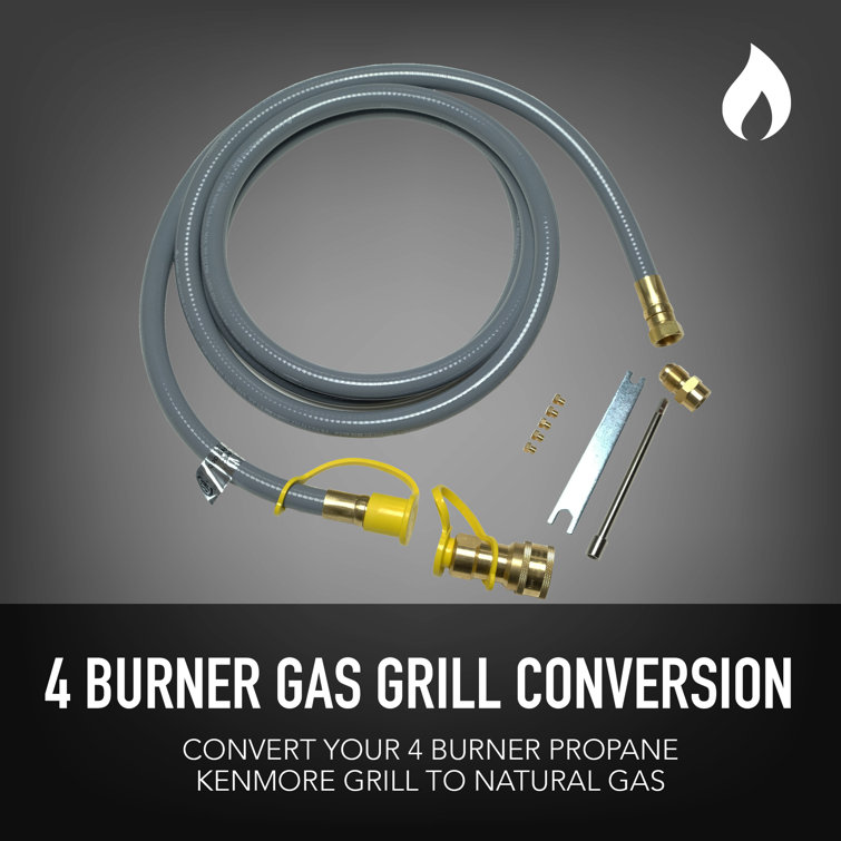 Universal Natural Gas Conversion Kit for 4-Burner Gas Grills